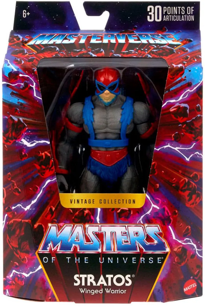 Mattel Masters of the Universe Stratos Action Figuur 18cm - Multi