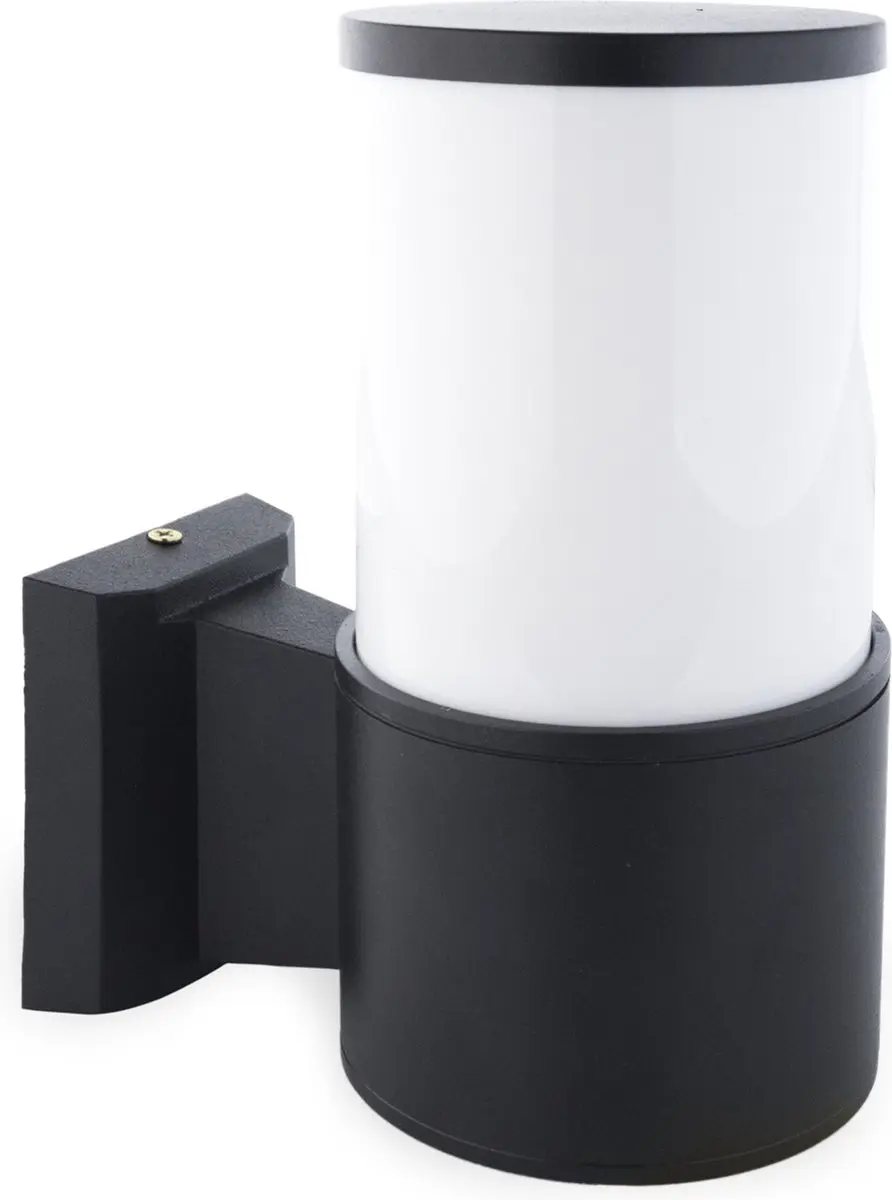 Groenovatie Buiten Wandlamp E27 IP54 - Mat Zwart