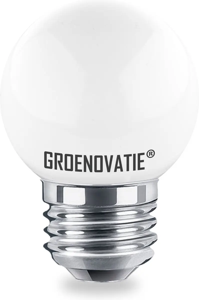 Groenovatie E27 LED G45 1.5W Warm Wit Mat