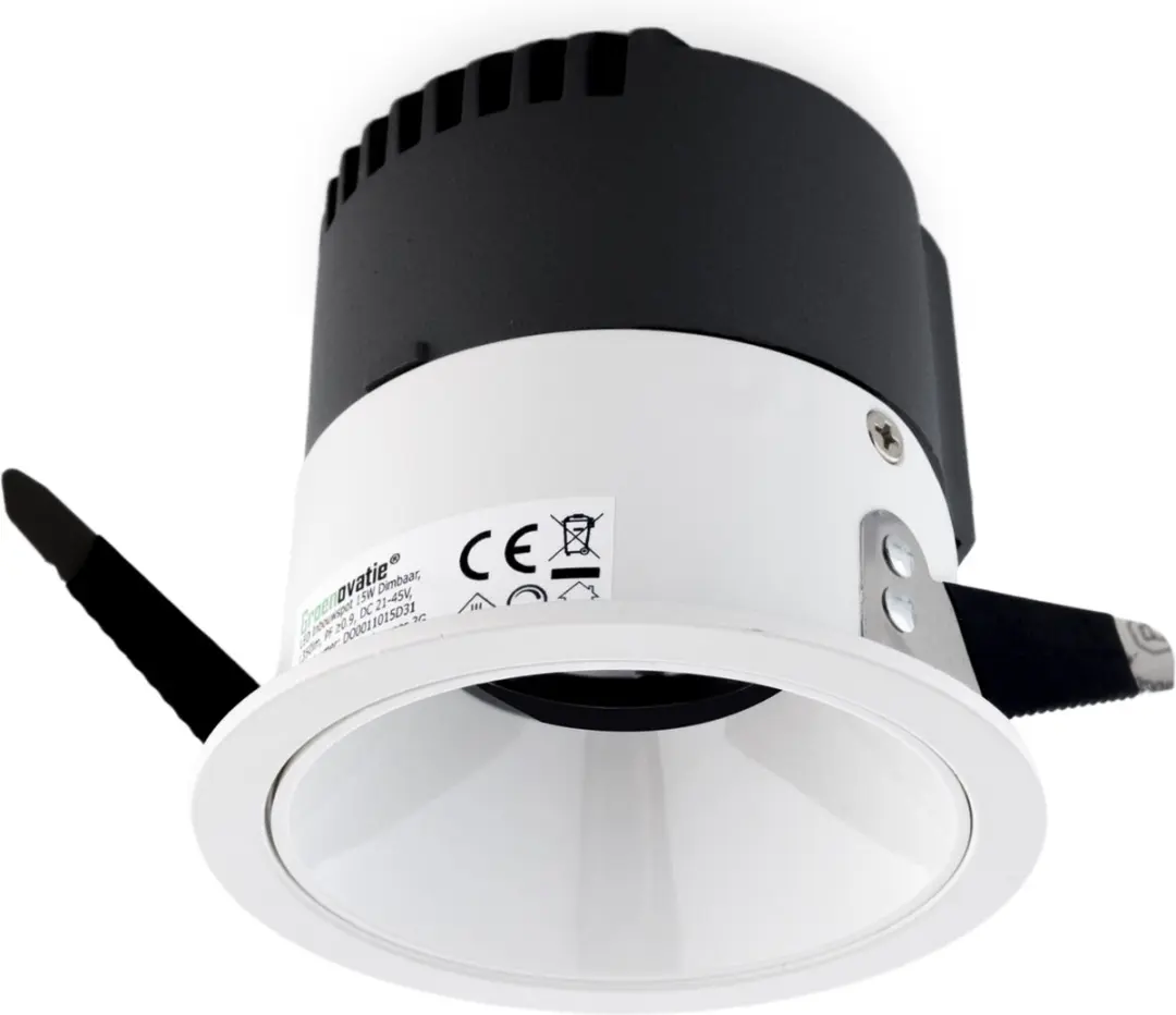 Groenovatie LED Inbouwspot 15W CREE - Ø108mm Kantelbaar