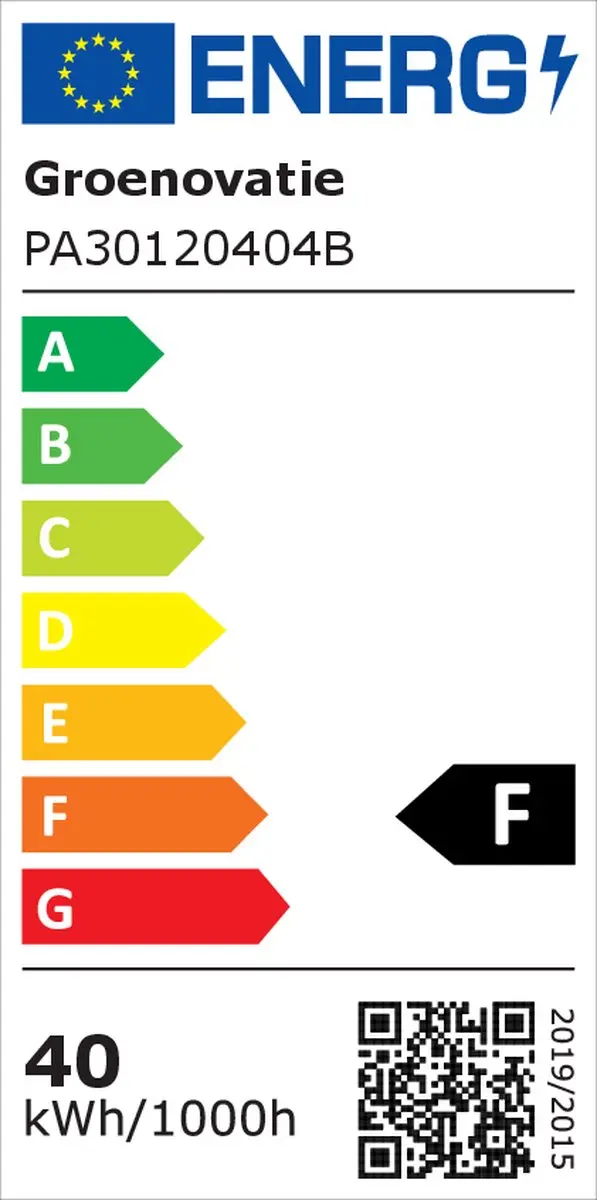 Groenovatie LED Paneel 30x120cm Neutraal Wit 40W
