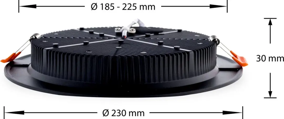 Groenovatie LED Plafondlamp 30W - Rond Ø23cm Warm Wit