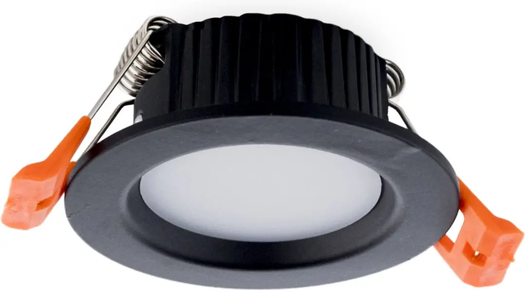 Groenovatie LED Plafondlamp 12W - Rond ⌀12cm - Warm Wit - Zwart