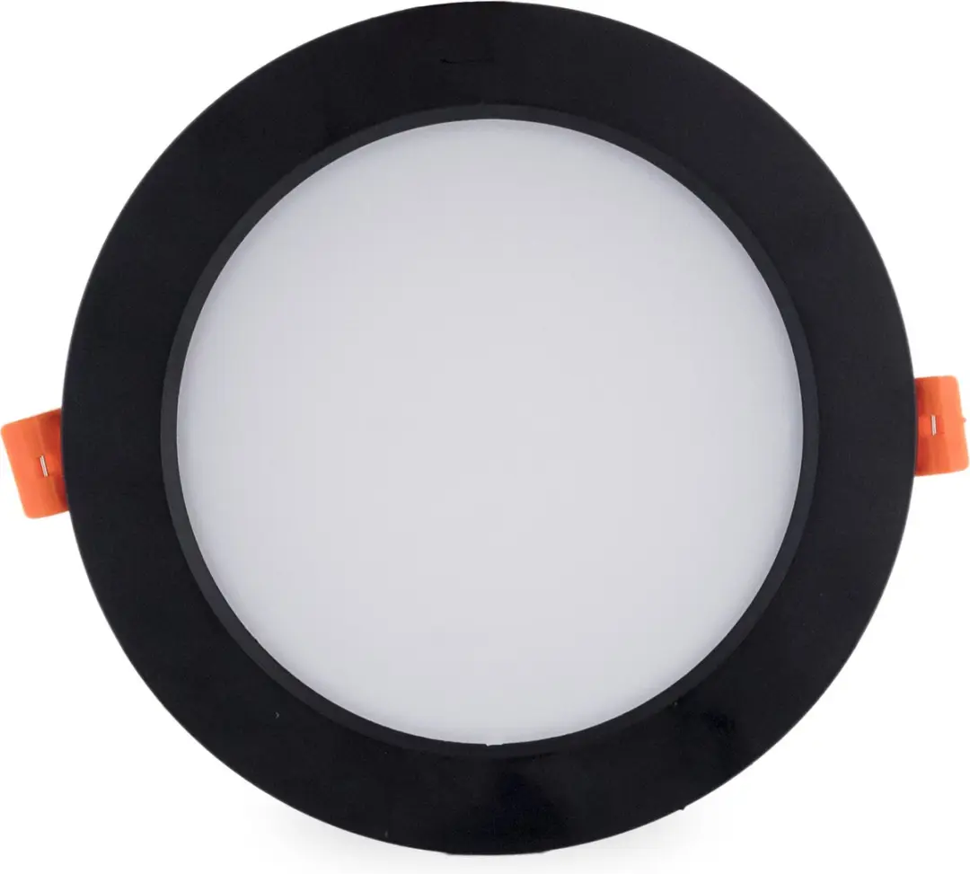 Groenovatie LED Plafondlamp 12W - Rond Ø14cm - Warm Wit - Zwart