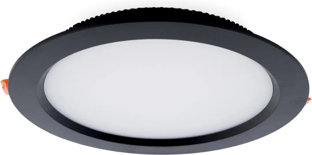 Groenovatie LED Plafondlamp 24W Rond - ⌀23cm Warm Wit Zwart
