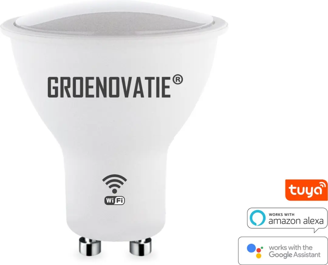 Groenovatie Wifi Smart LED Spot GU10 5W RGBW - Mat