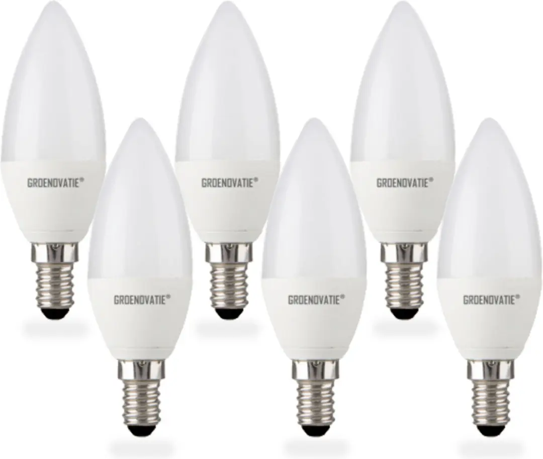 Groenovatie E14 LED Kaarslamp 5W Warm Wit