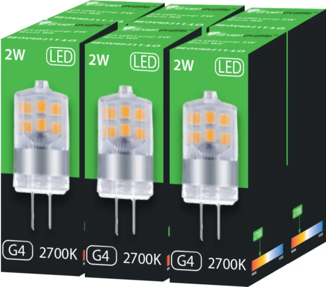 Groenovatie G4 LED Lamp 2W Warm Wit - 6 Stuks - afbeelding 6 van 6