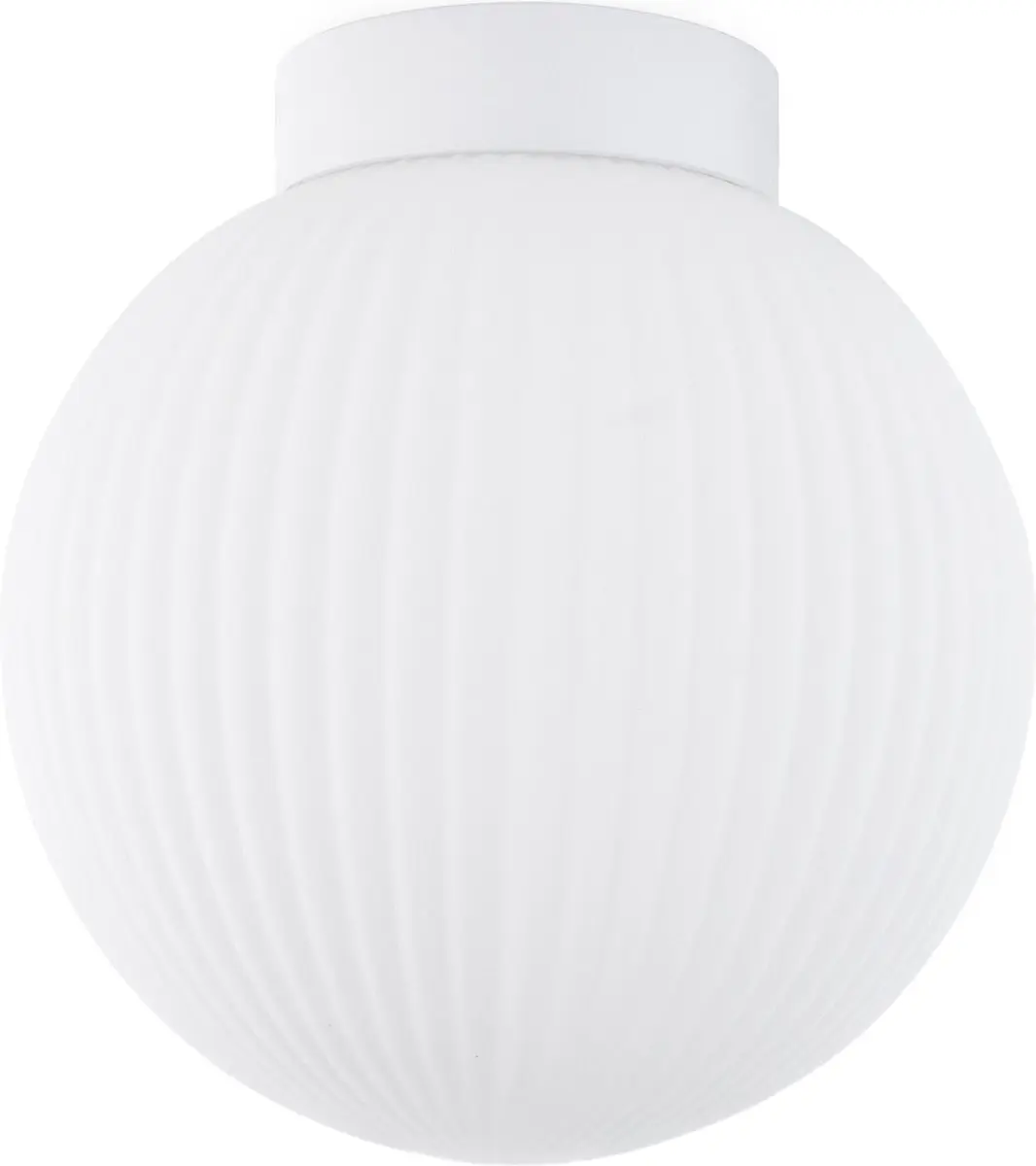 Groenovatie Glazen Wandlamp Ø23cm Mat Wit - E27