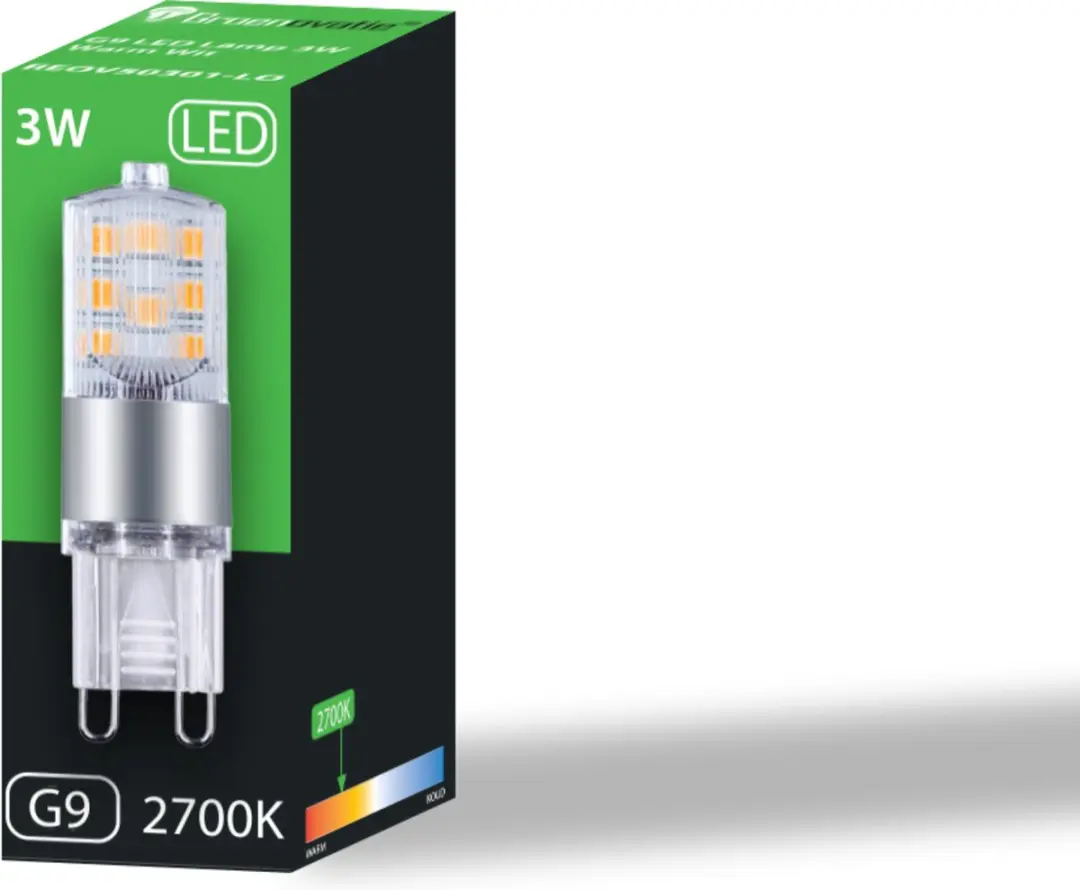 Groenovatie G9 LED Lamp 3W - 360° - Warm Wit