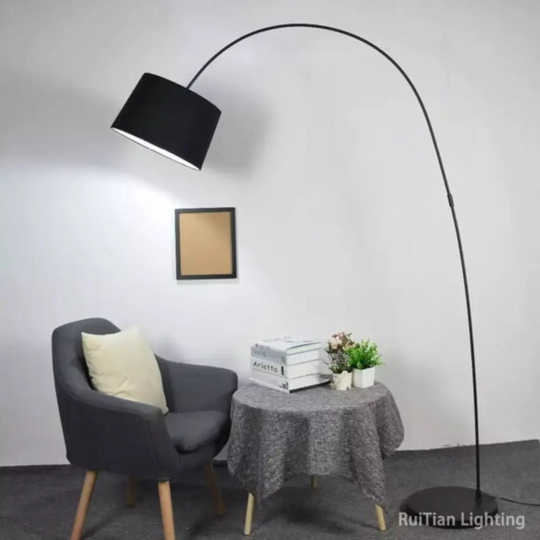 Groenovatie Foix Design Booglamp Vloerlamp E27 - Metaal - Zwart/Goud - 150x220cm