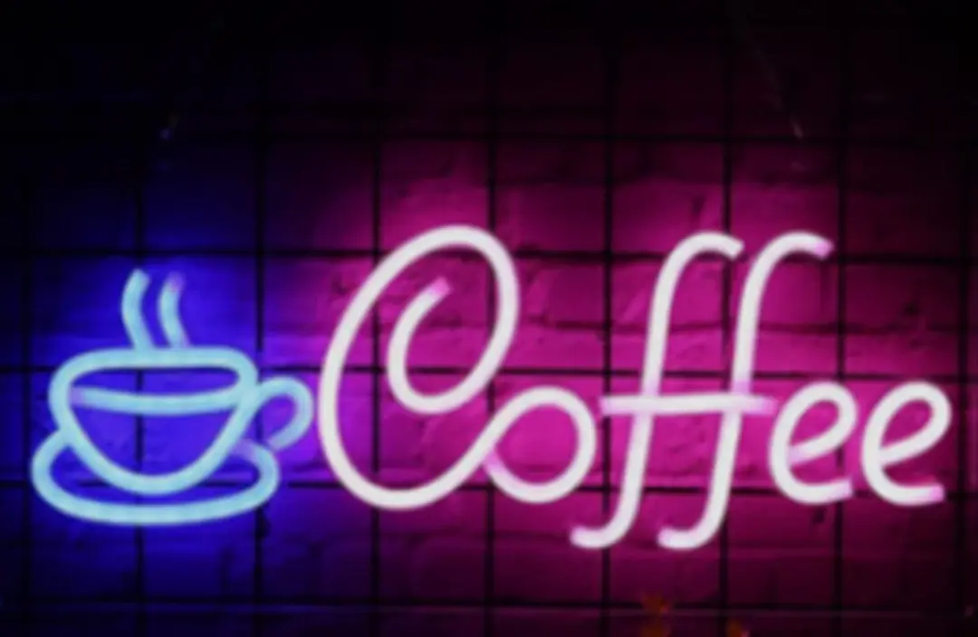 Groenovatie LED Neon Wandlamp Coffee USB