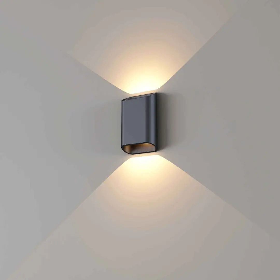 Artdelight Diaz S Wandlamp - 2 Lichtpunten - Ø10cm - Zwart Mat