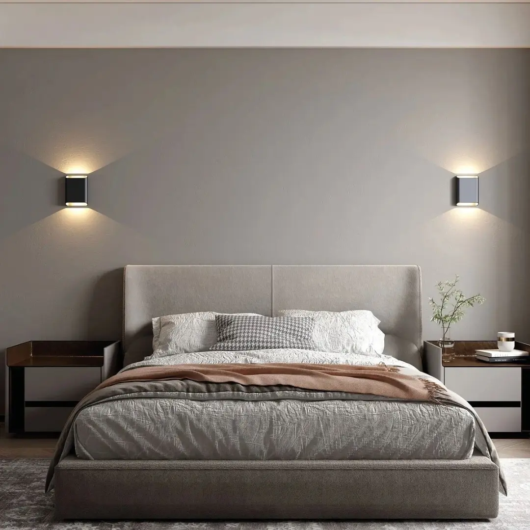 Artdelight Diaz S Wandlamp - 2 Lichtpunten - Ø10cm - Zwart Mat