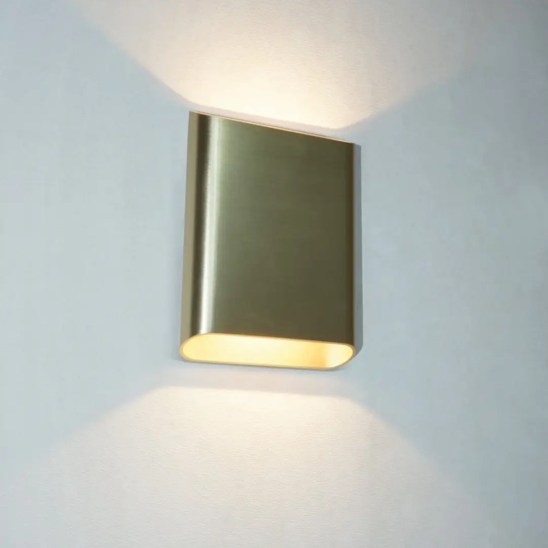 Artdelight Wandlamp Diaz L Goud - 2 Lichtpunten