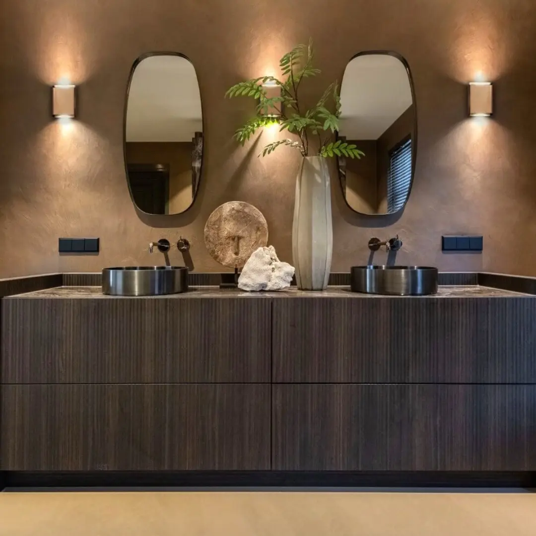 Artdelight Wandlamp Diaz L - Donker Brons