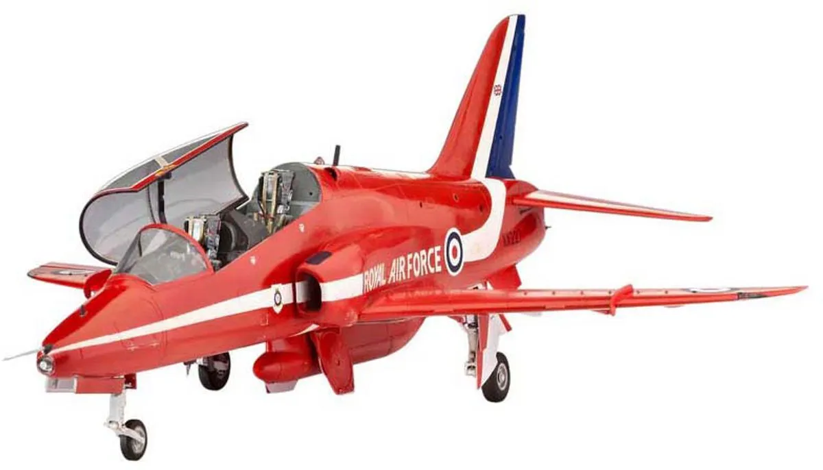 Revell 04284 BAe Hawk T.1A Straaljager Modelbouwpakket - 1:32 - Rood