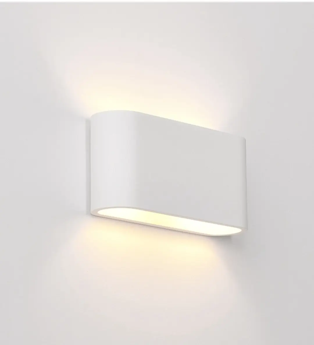 Artdelight Wandlamp Lille 25cm - 2 Lichtpunten - Wit
