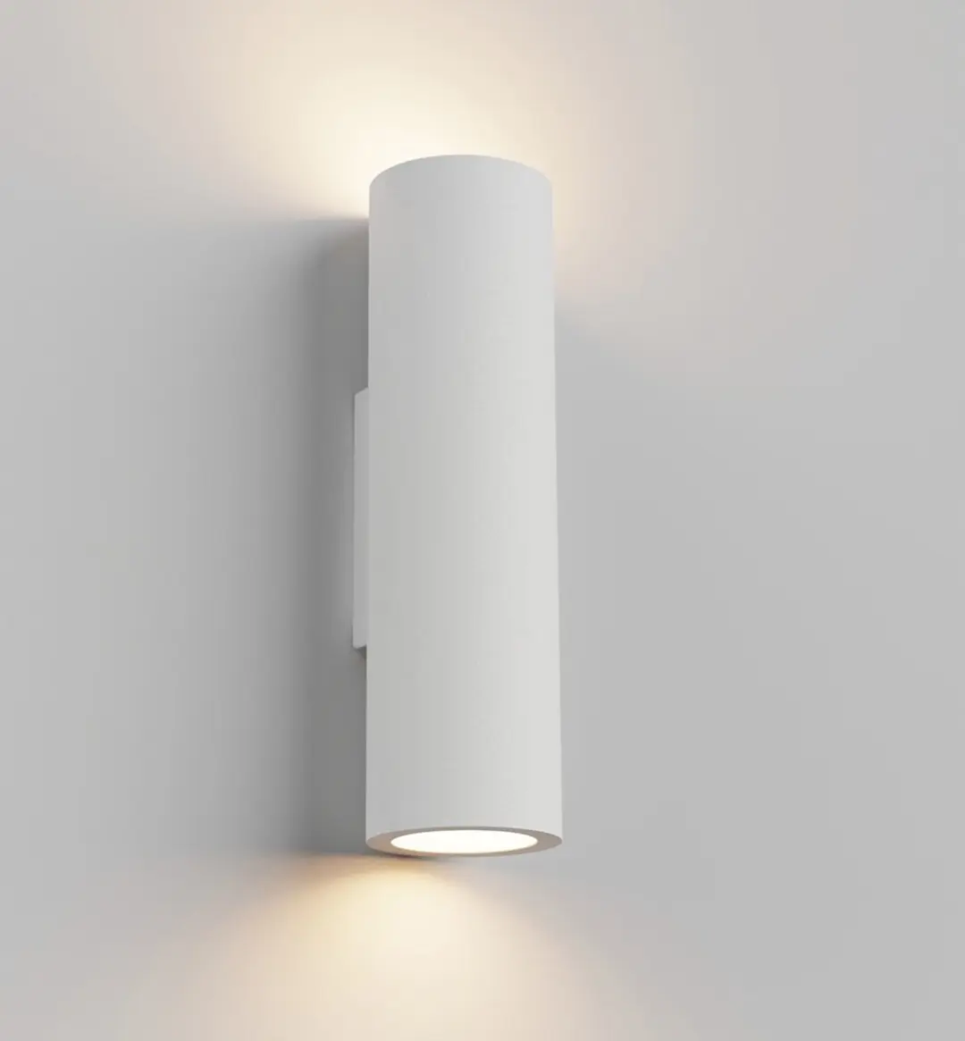 Artdelight Wandlamp Brest H 25cm - 2 Lichtpunten - Wit