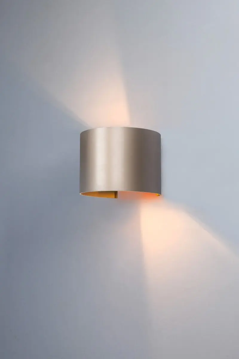 Artdelight Wandlamp Gyro B 13cm - Goudkleurig