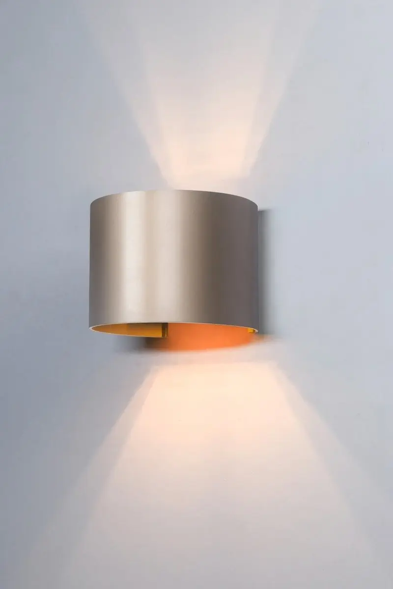 Artdelight Wandlamp Gyro B 13cm - Goudkleurig