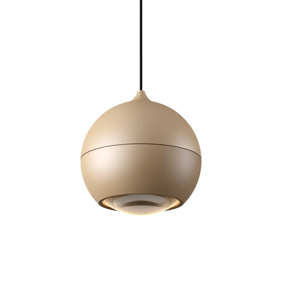 Artdelight Hanglamp Miami 1 Licht Ø10cm - Champagne