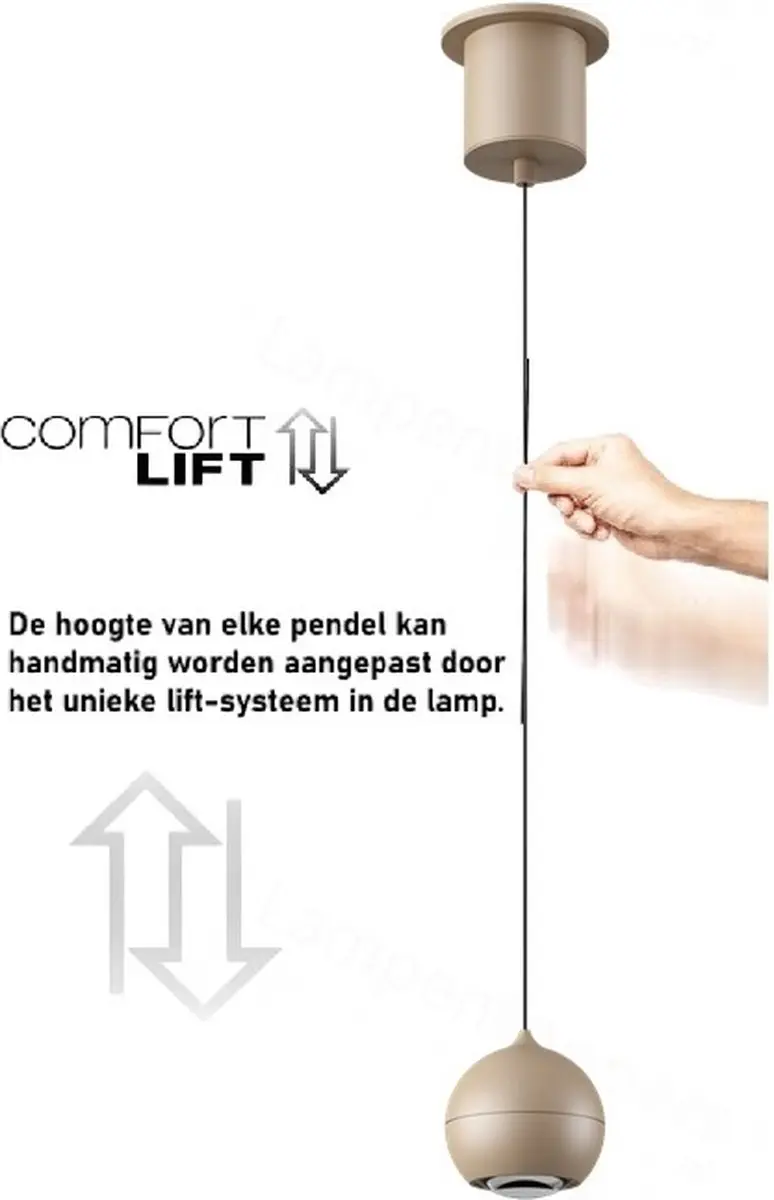 Artdelight Hanglamp Miami 1 Licht Ø10cm