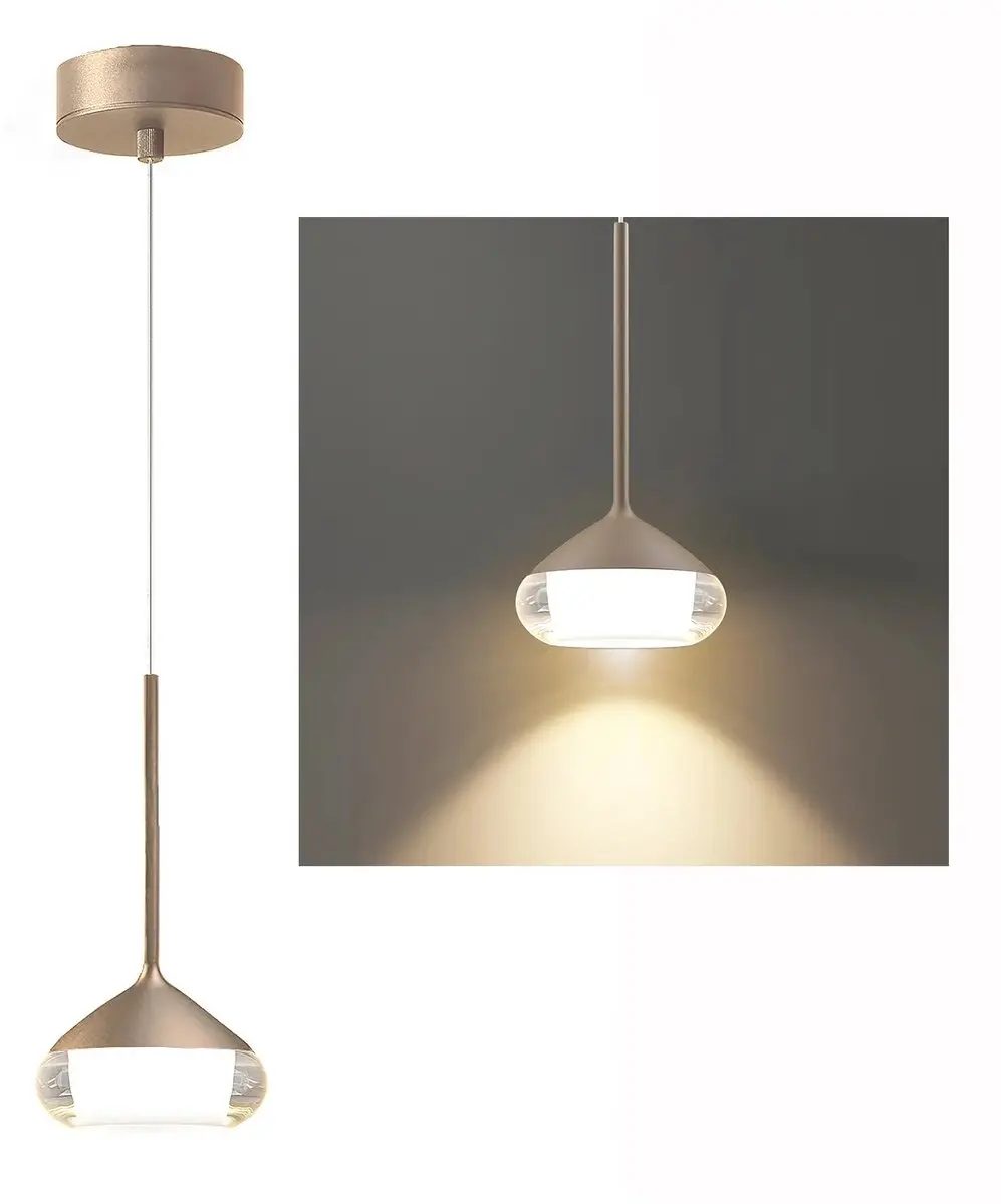 Artdelight Phoenix Hanglamp - Ø12cm - Champagne