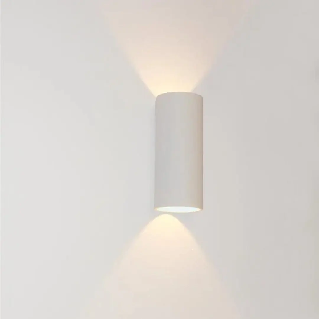 Artdelight Brody2 Wandlamp Wit IP65 - 2x7cm - Dimbaar Warm Wit