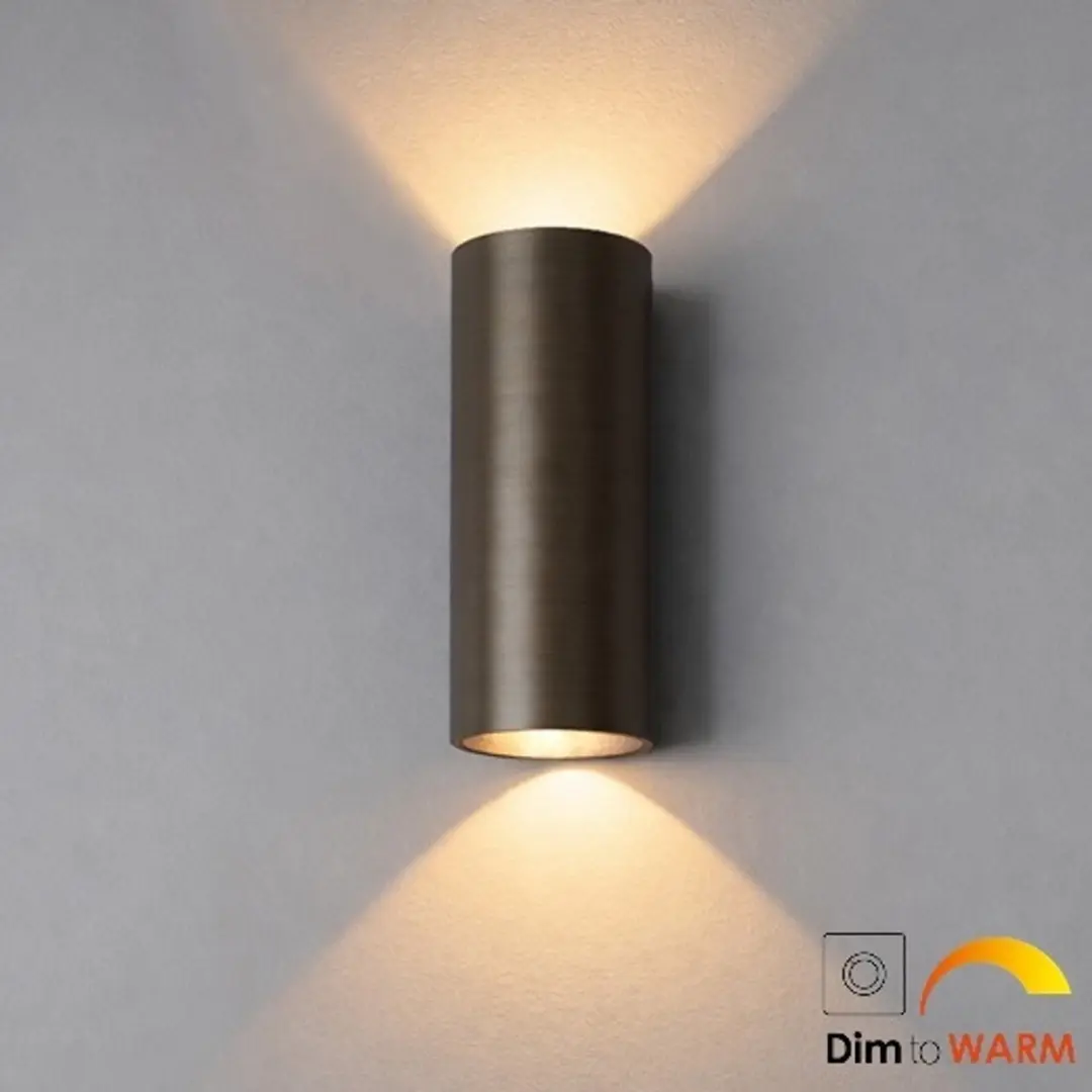 Artdelight Wandlamp Brody2 Donker Antiek Brons - 2x LED IP65