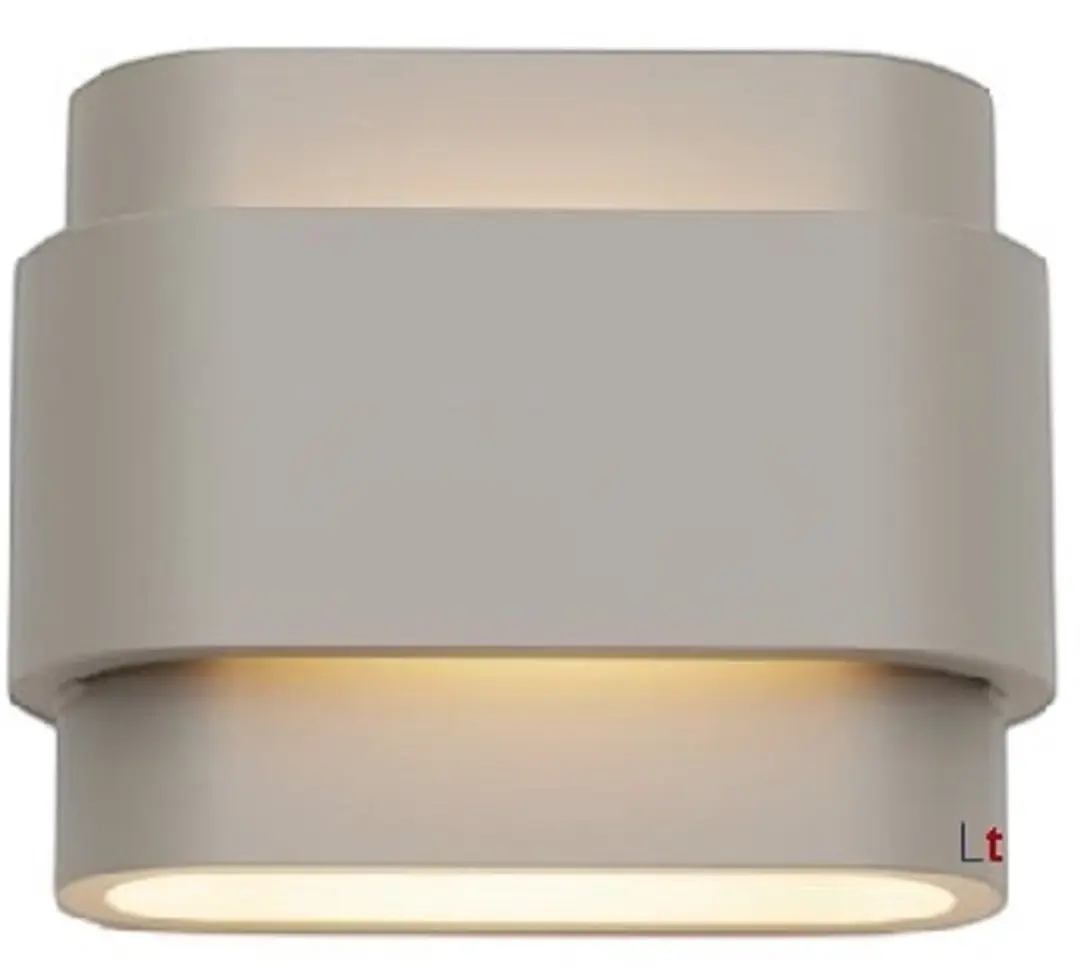 Artdelight Wandlamp Metz 20cm - 2 Lichtpunten - Warm Wit