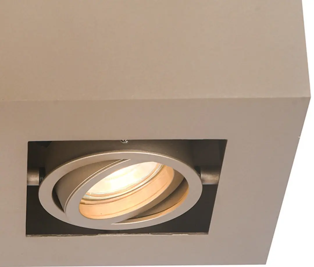 Artdelight Boscagli 3 Lichtpunten Plafonnière GU10 - Champagne