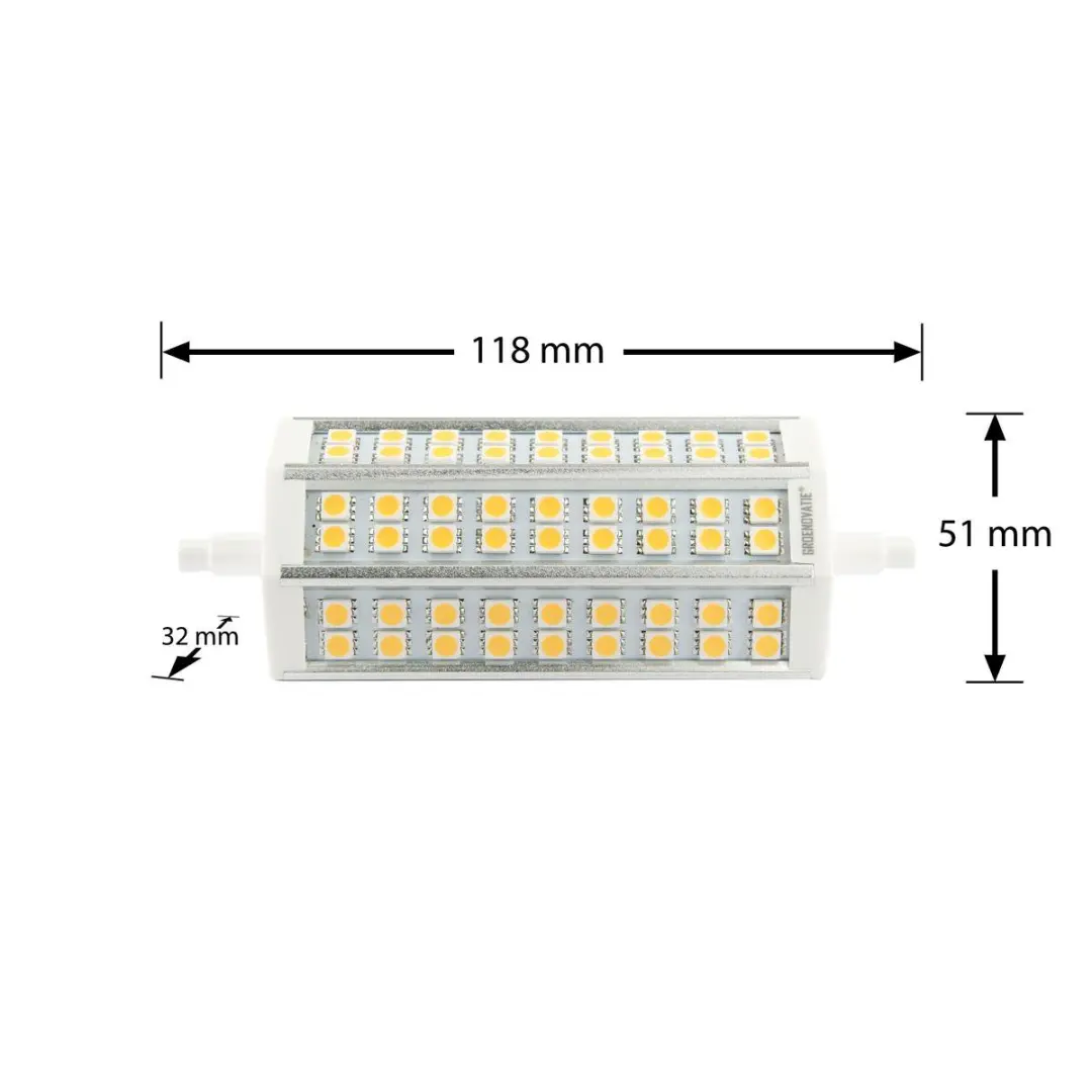 Groenovatie LED Lamp R7S 10W Warm Wit