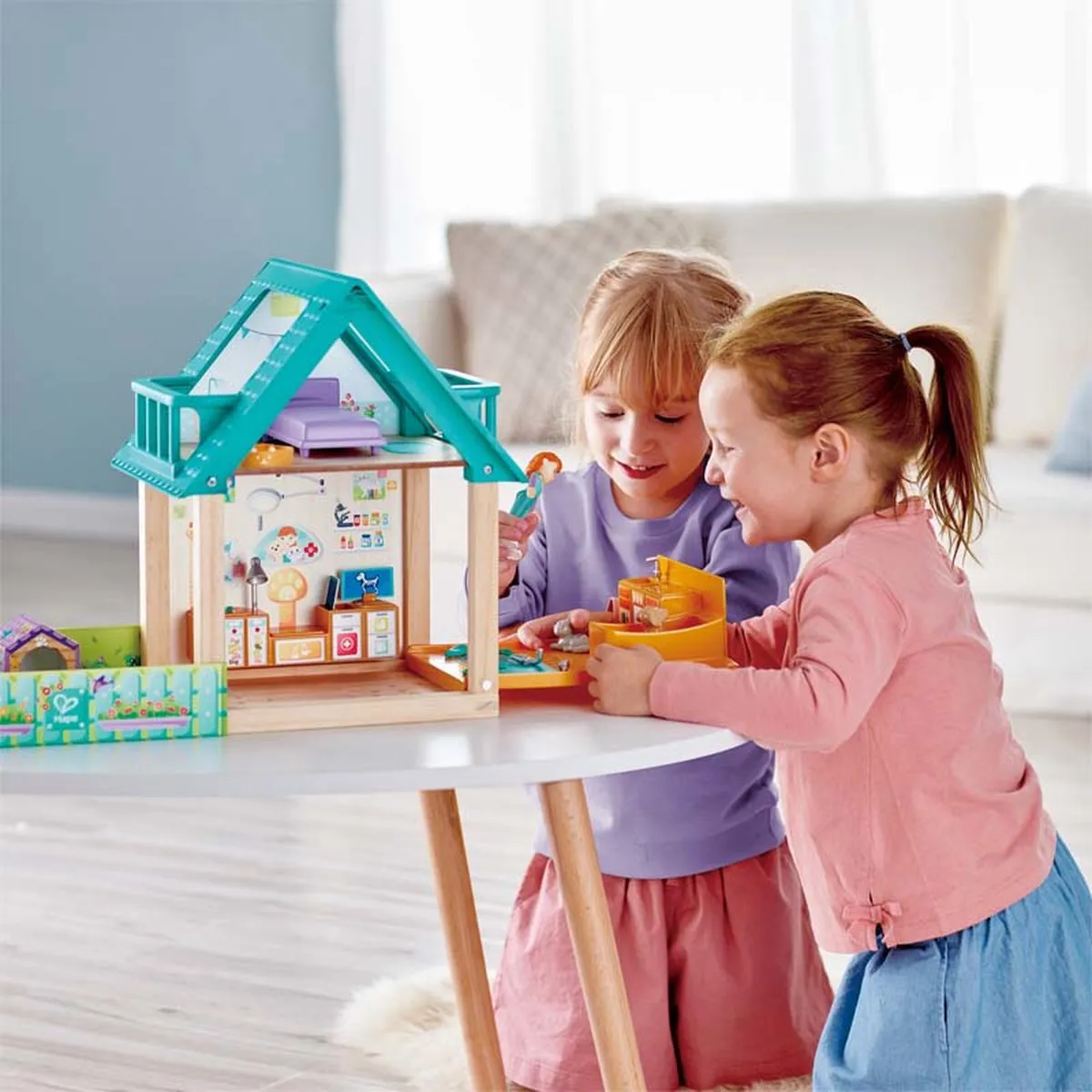 Hape Tierarzt-Set Poppenhuispop - Veelkleurig