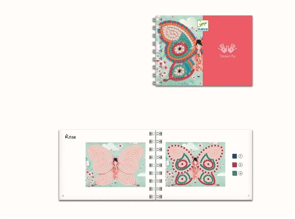 Djeco Mozaïeken Butterflies - Multi