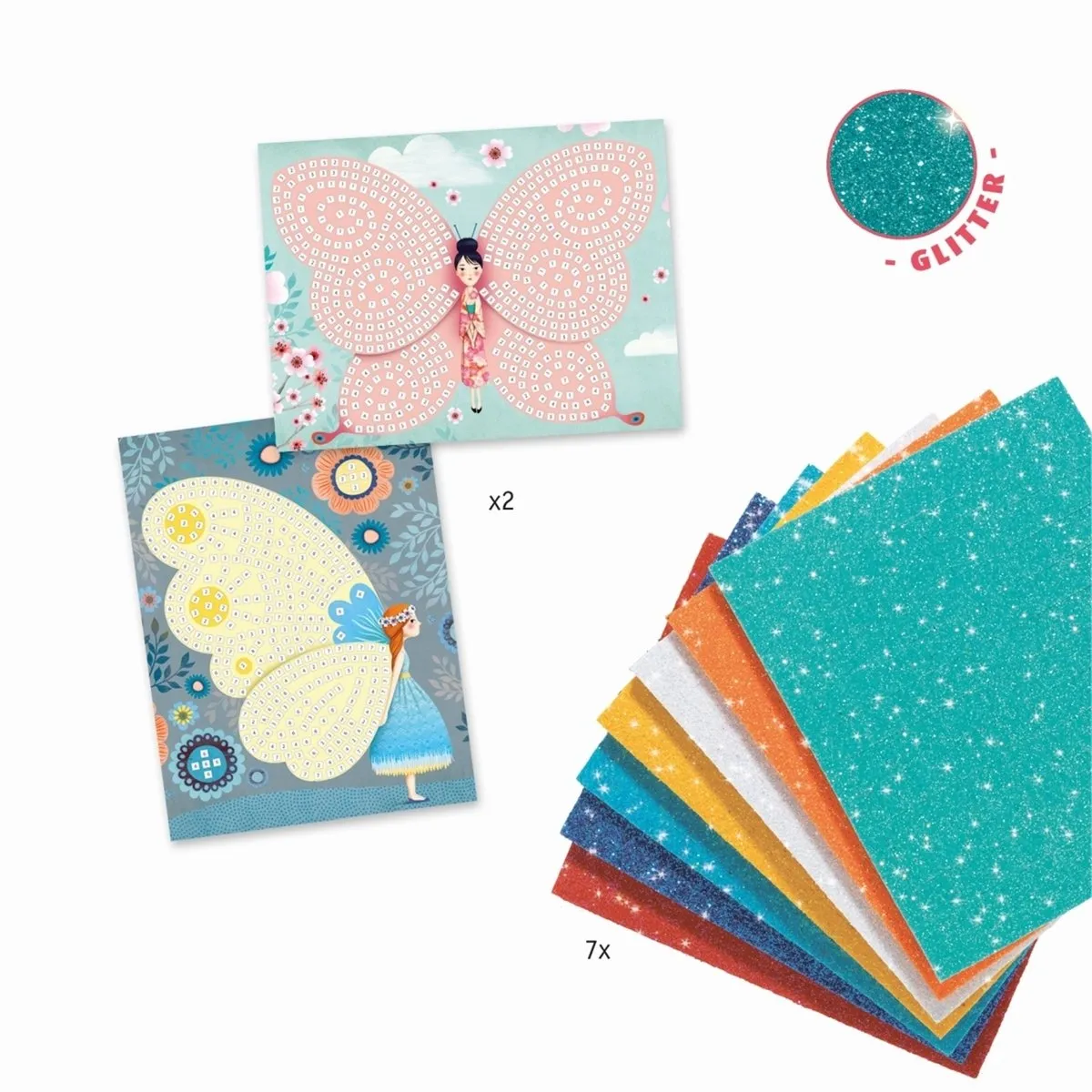 Djeco Mozaïeken Butterflies - Multi