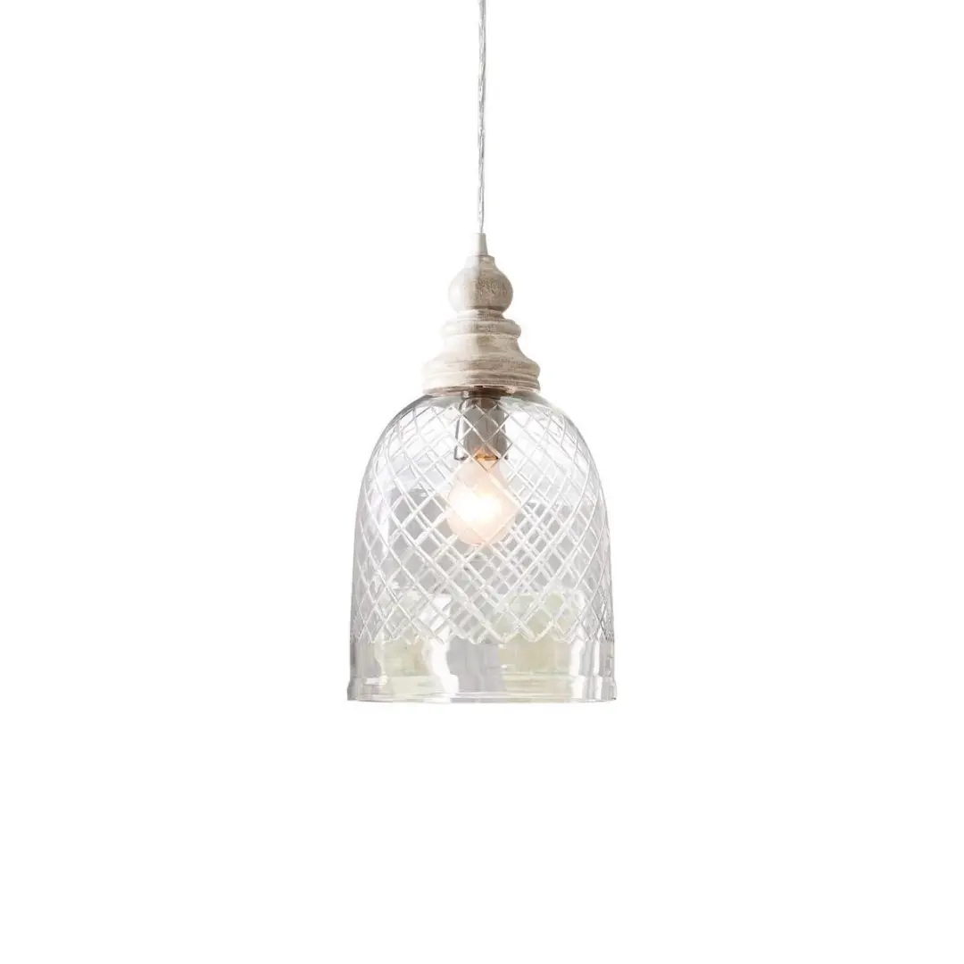 Loberon Junia Hanglamp - 40W - Ø24cm - Helder