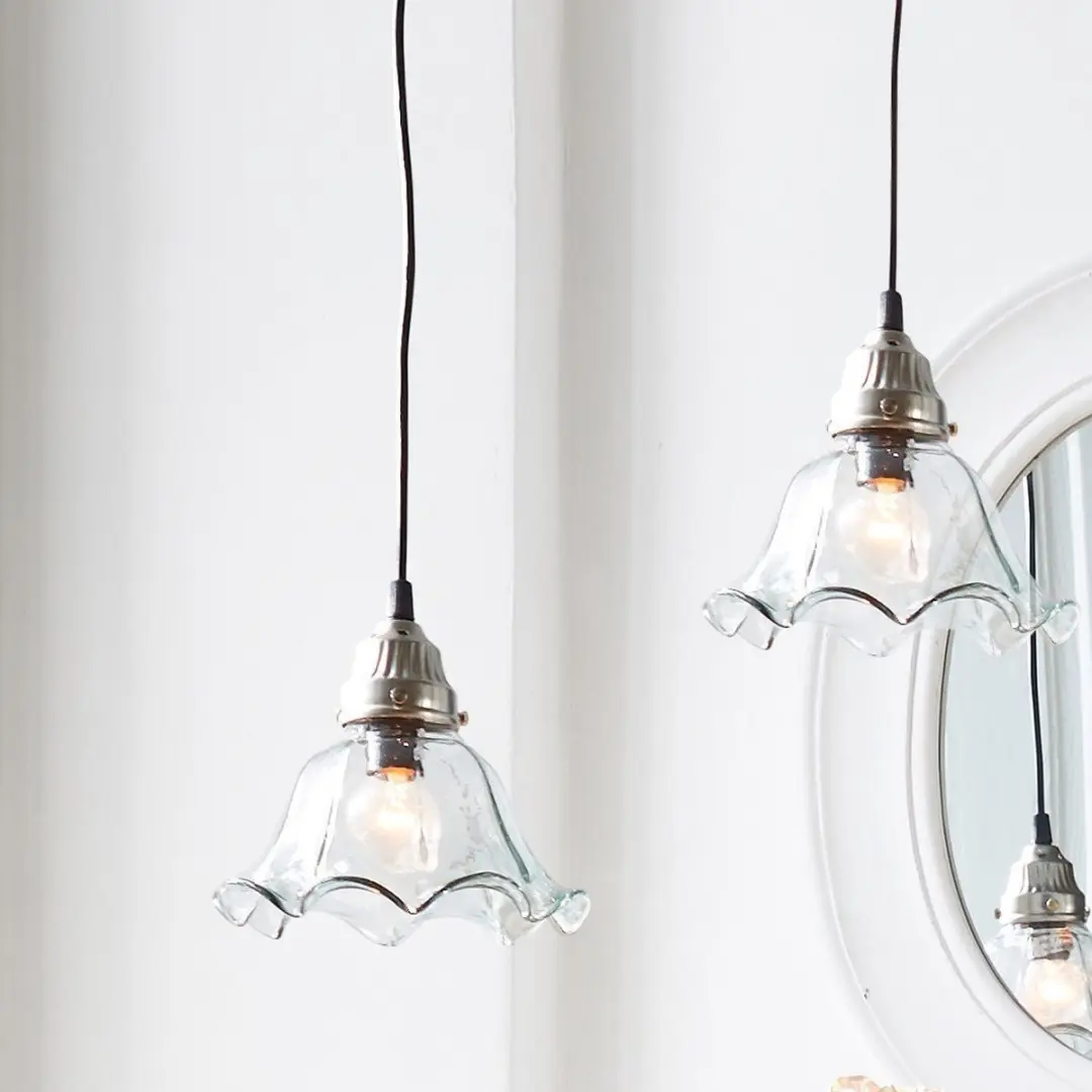 Loberon Noelle Hanglamp - Ø18cm - Zilverkleurig