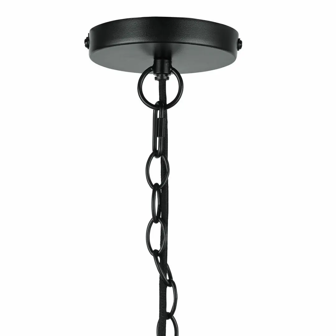 Loberon Nerilane Hanglamp - Ø29cm - Bruin/Zwart