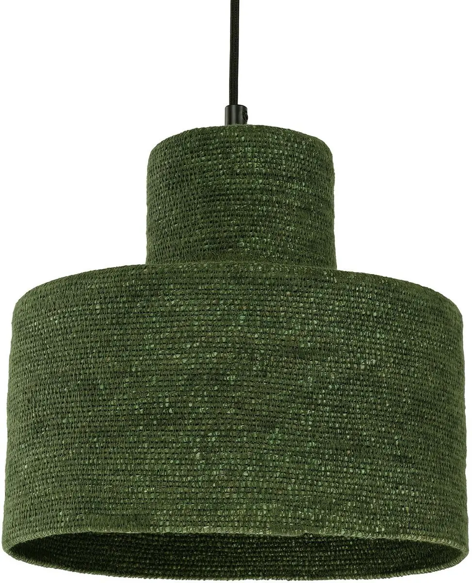 Loberon Frostrup Hanglamp - 40W - Ø30cm - Groen