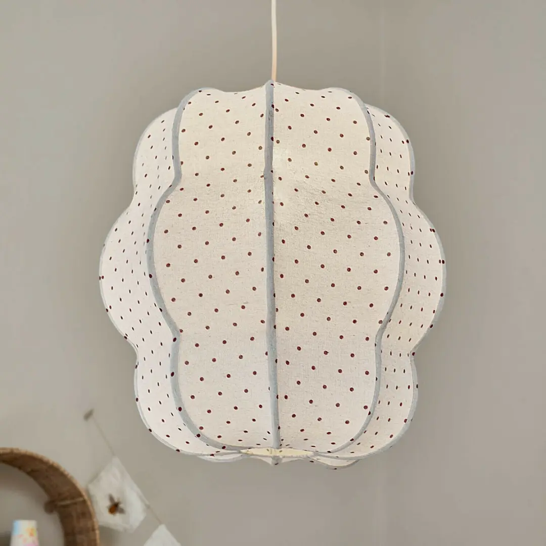 Loberon Lillumo Hanglamp - Ø50cm - Beige/Zwart