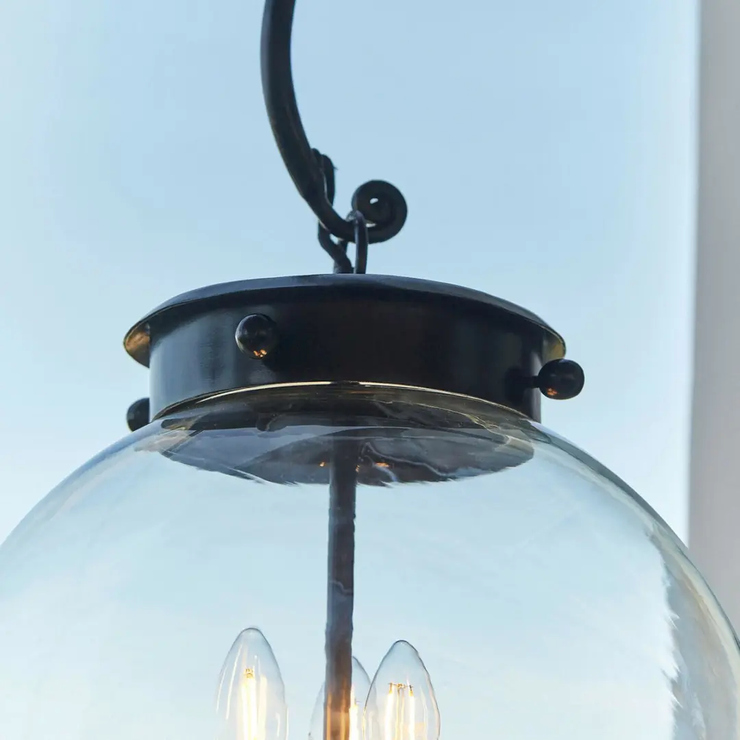 Loberon Serenaro Buitenwandlamp - 25W - Ø38cm - Antiekzwart