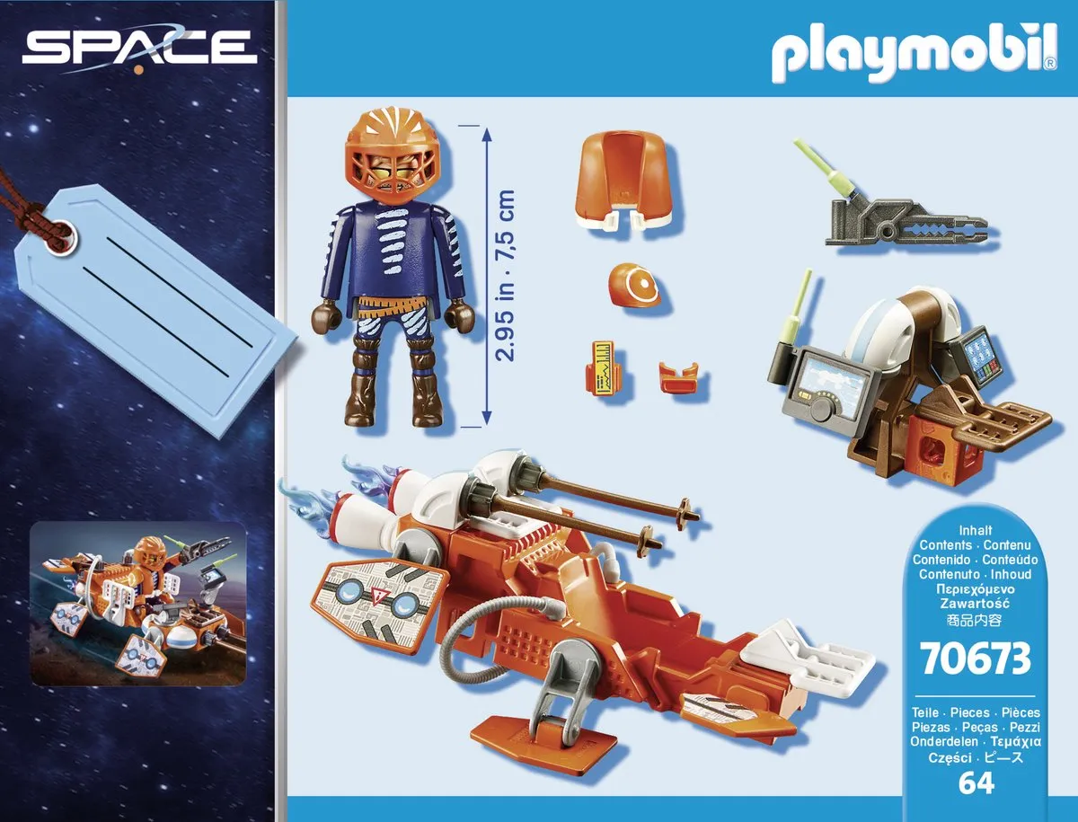 Playmobil Space Speeder 70673 - Multicolor