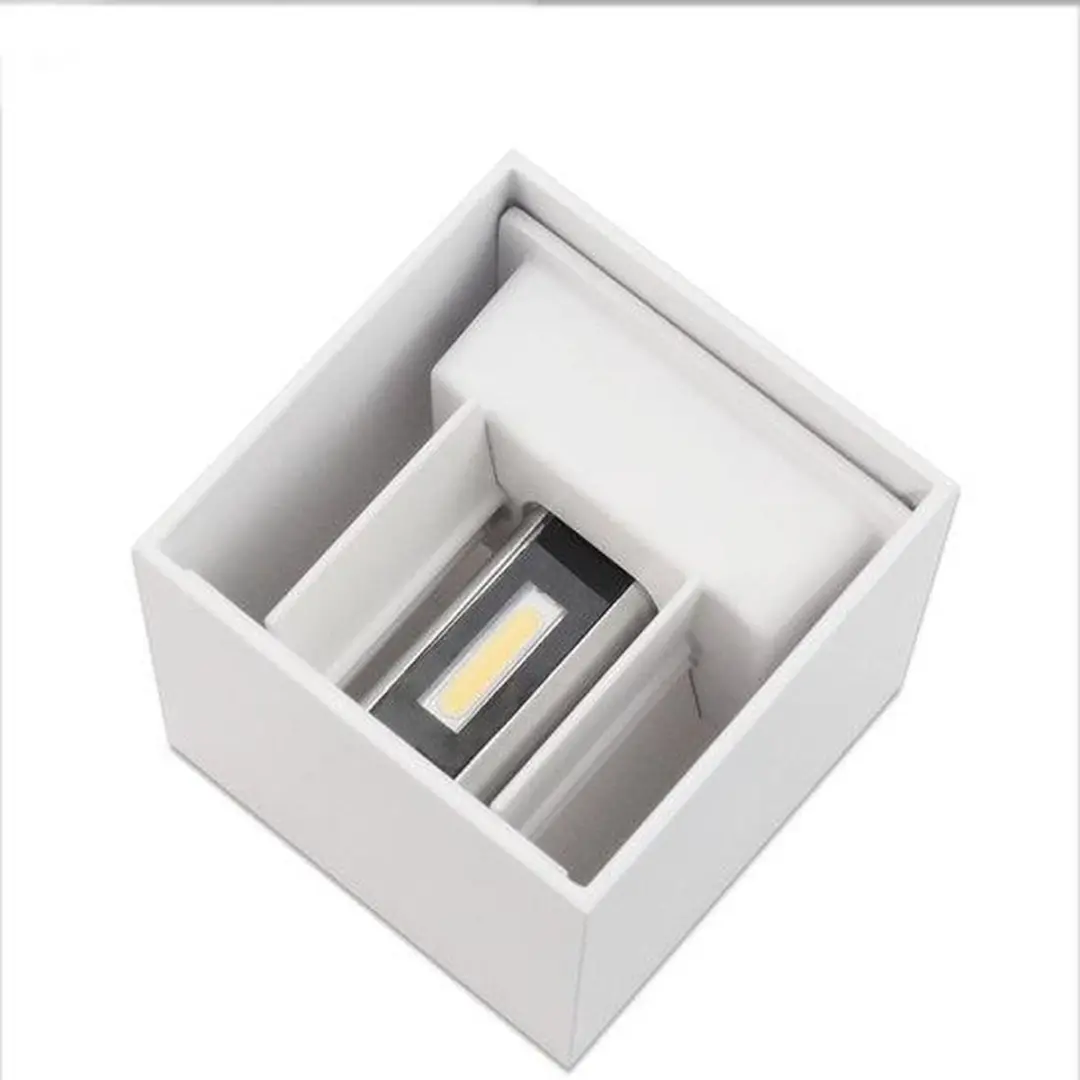 Groenovatie LED Wandlamp 7W Verstelbaar - 100x100mm Warm Wit