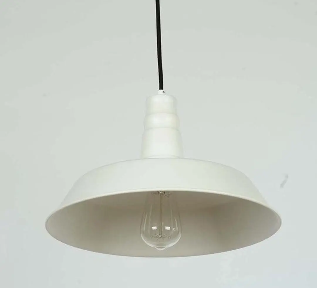 Groenovatie Vintage Industrieel Hanglamp Ø36cm - Wit