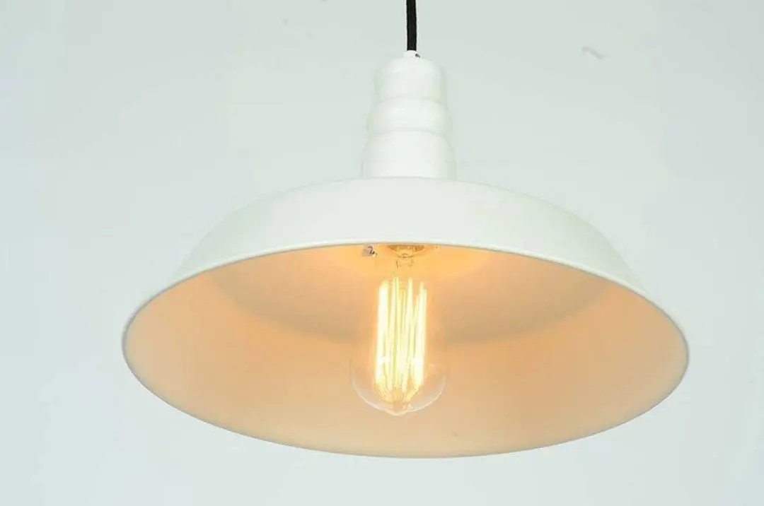 Groenovatie Vintage Industrieel Hanglamp Ø36cm - Wit