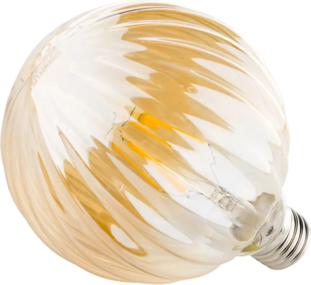 Groenovatie LED Filament Globelamp E27 4W - Extra Warm Wit - Goud - afbeelding 6 van 6