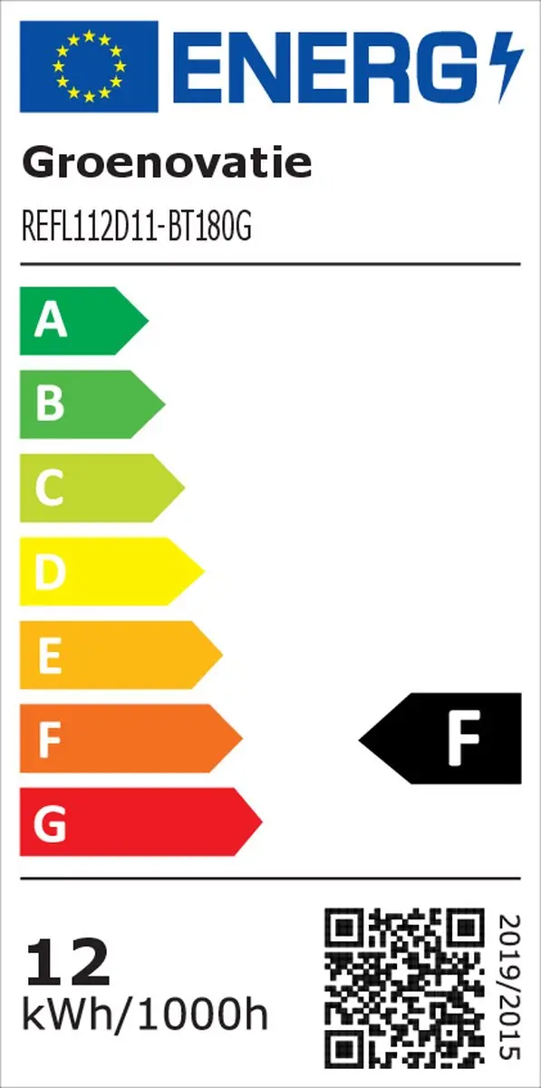 Groenovatie LED Filament E27 12W Warm Wit - 18cm Goud