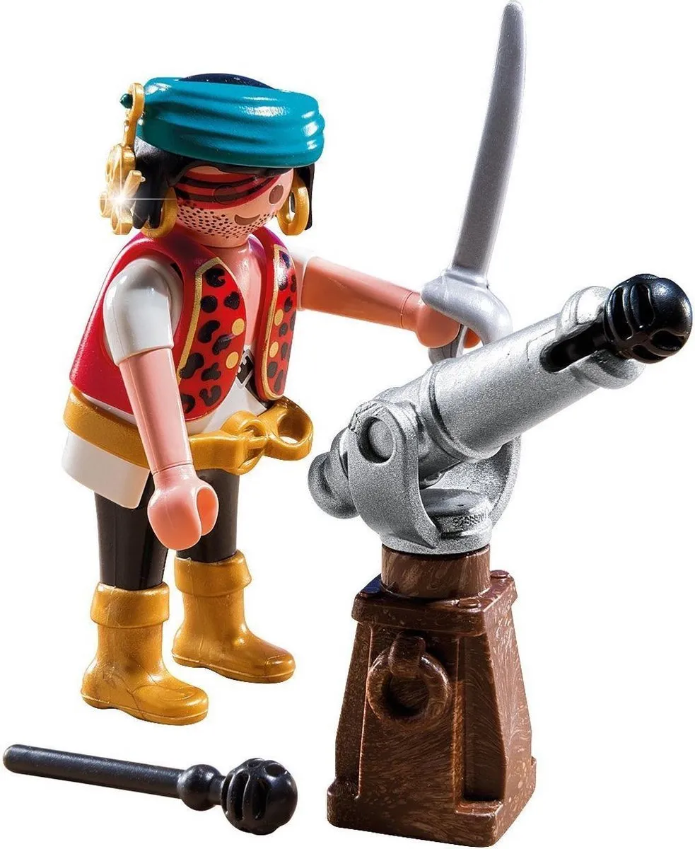 Playmobil Piraat met Bronzen Scheepskanon 5378 - Multicolor