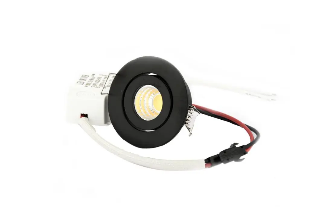 Groenovatie Inbouwspot LED 3W - Ø52mm Zwart